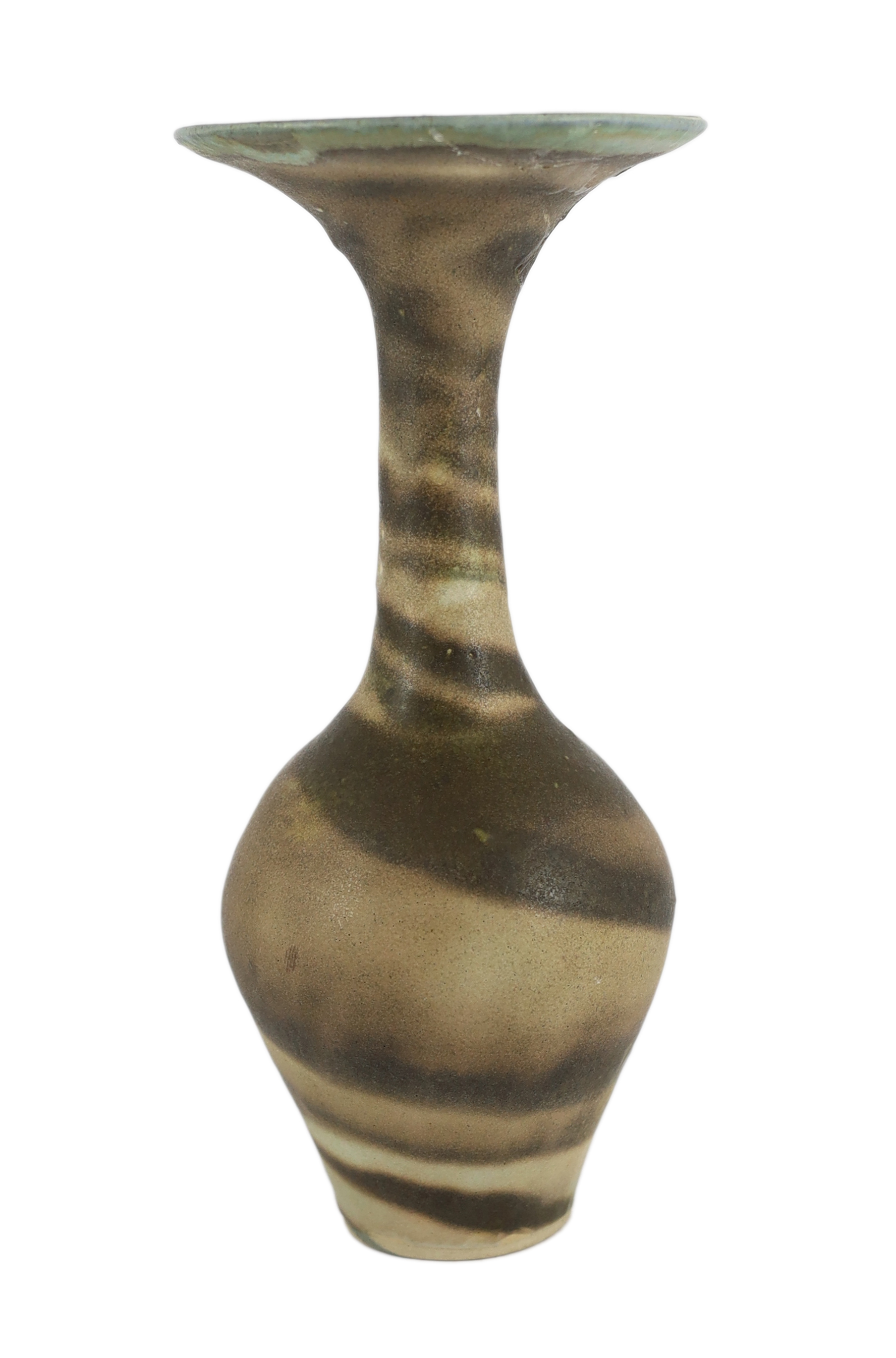 Dame Lucie Rie D.B.E. (1902-1995), a stoneware trumpet neck vase